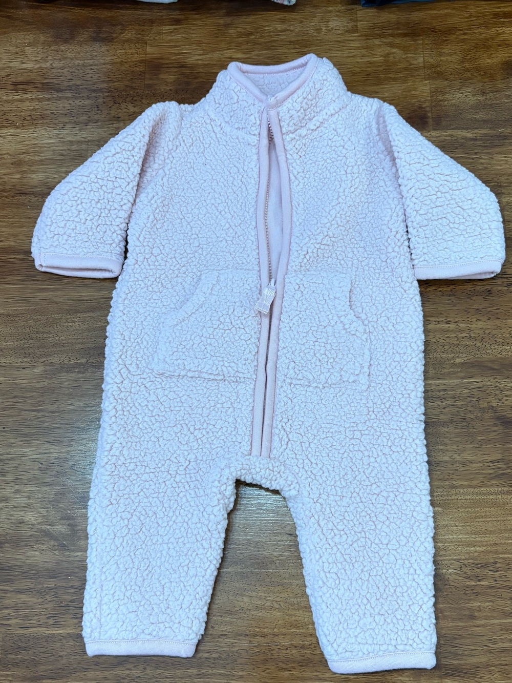 Carter's Light Pink Sherpa One-Piece Bodysuit